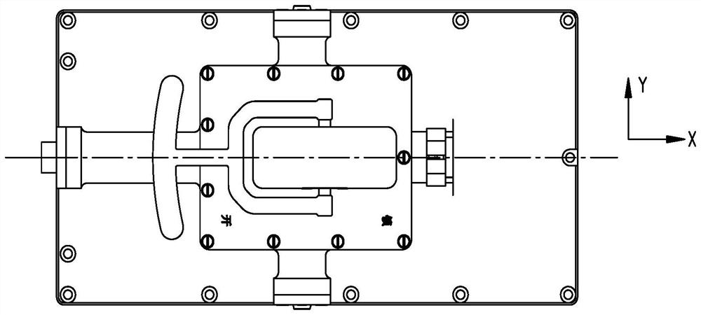 Bidirectional lock mechanism based on rack transmission and slope transmission