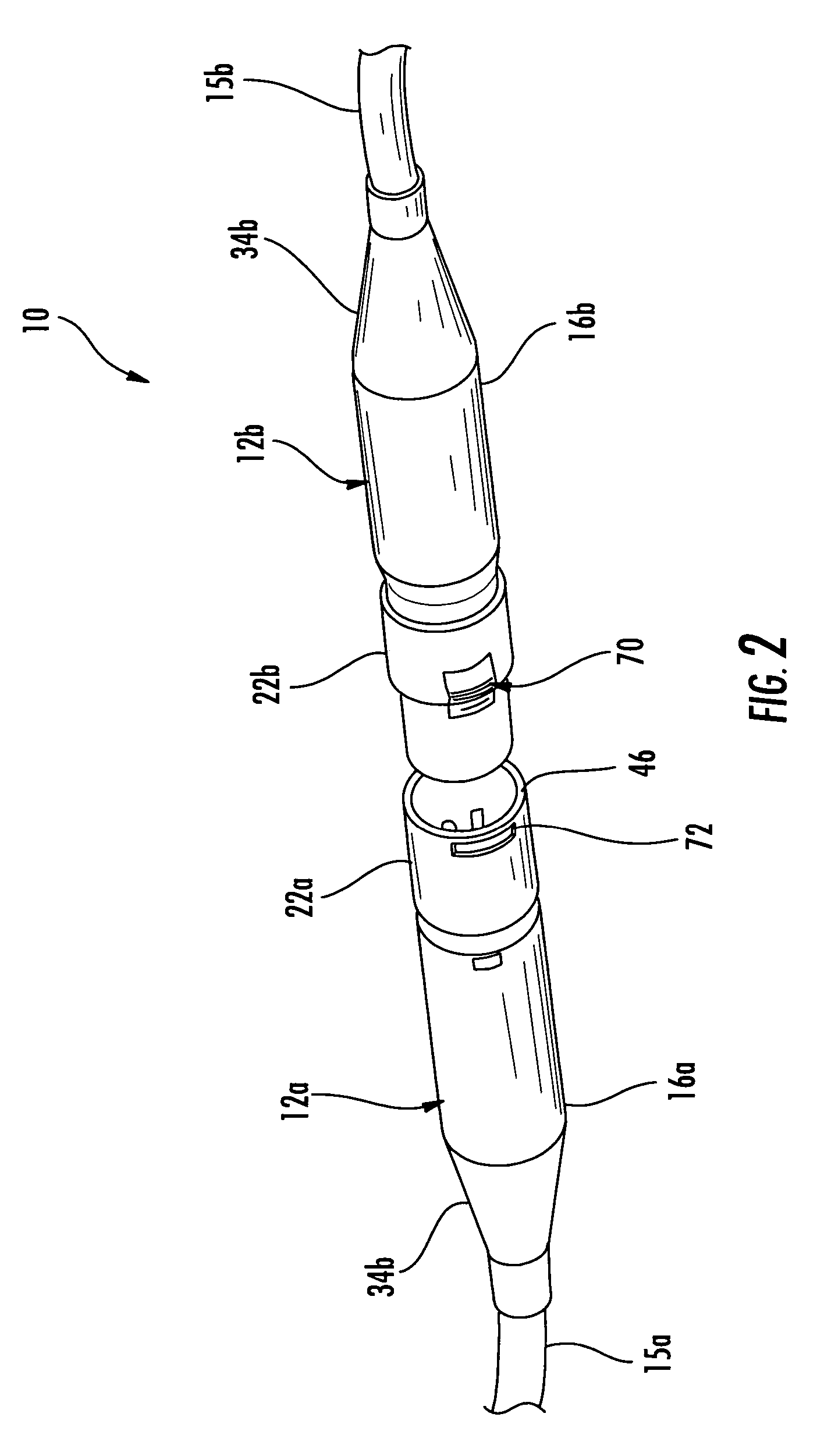 Harsh environment connector including single-level or dual-level bladder and associated methods