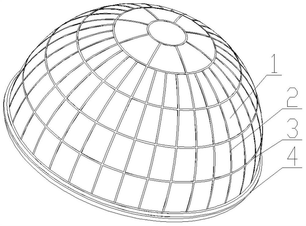 A kind of green environmental protection dome for building