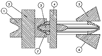 Rolling forming method of C-shaped section forge piece