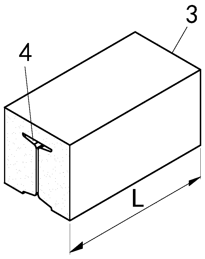 Construction method and structure of fixing cantilevered I beam by foam