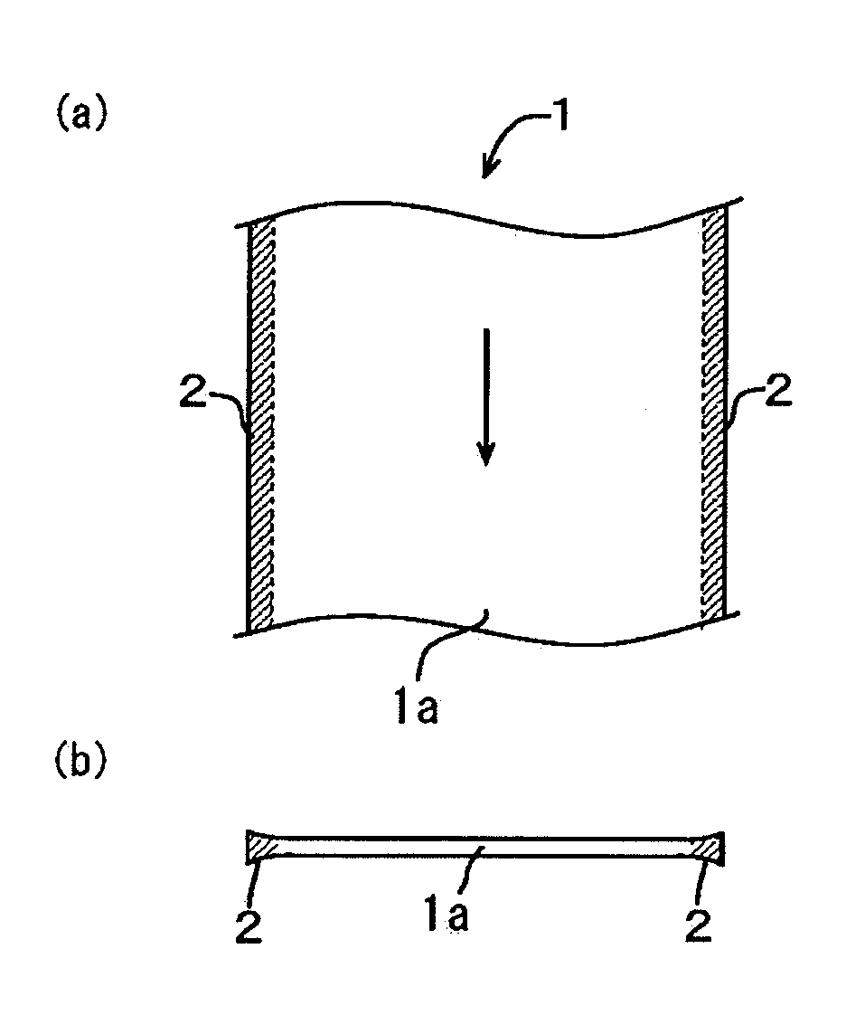 Method of producing stretched film and stretched film