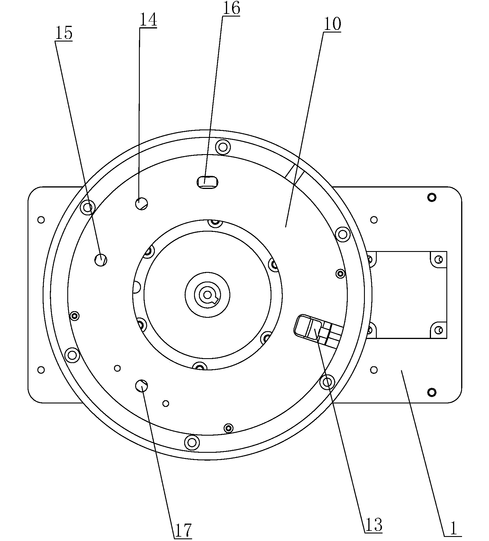 Detection disc applied to full-automatic tubular time resolution detector