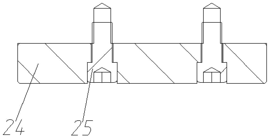 A cylinder built-in variable diameter sealed submarine cable gate valve