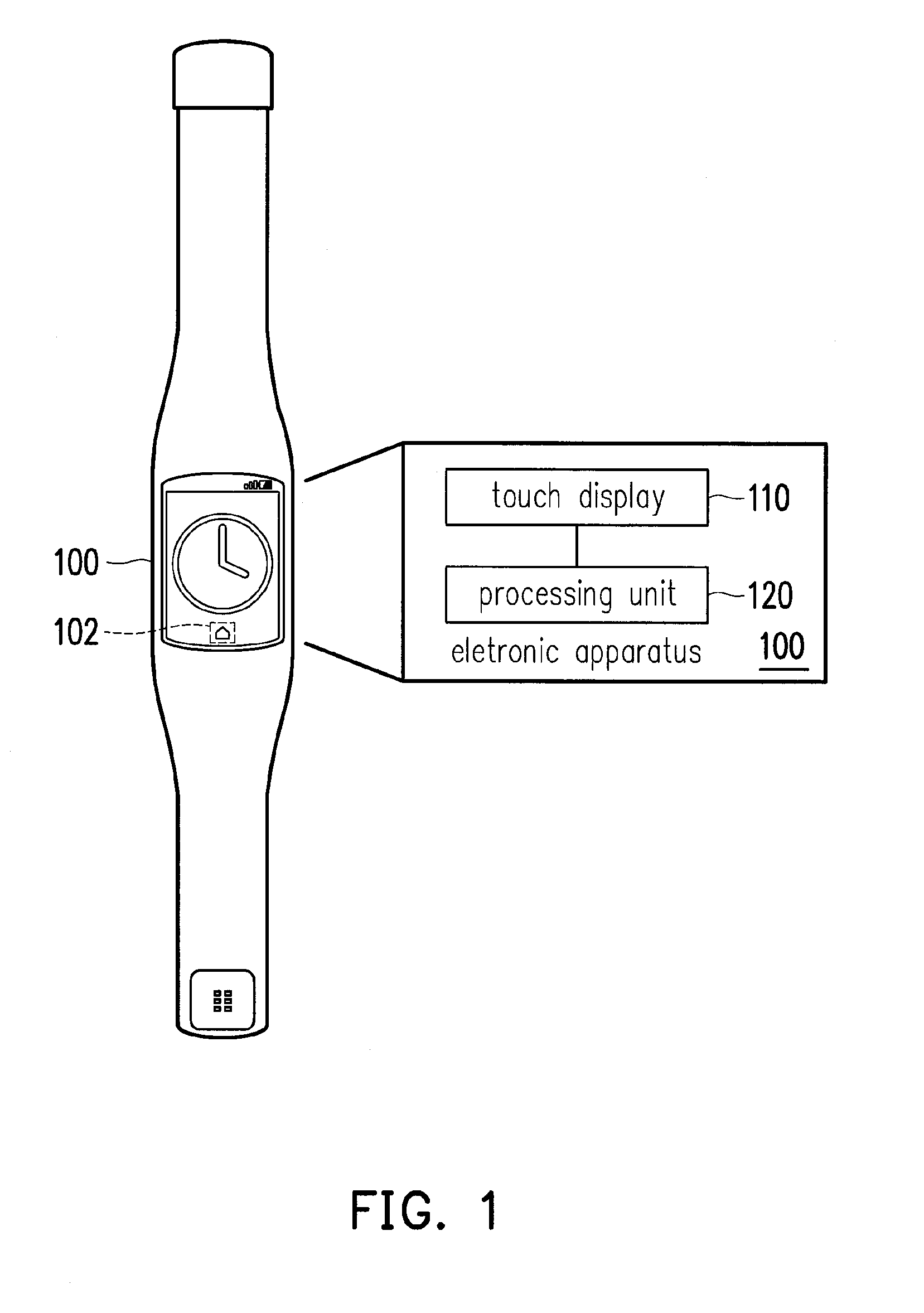 Method for switching applications in user interface and electronic apparatus using the same