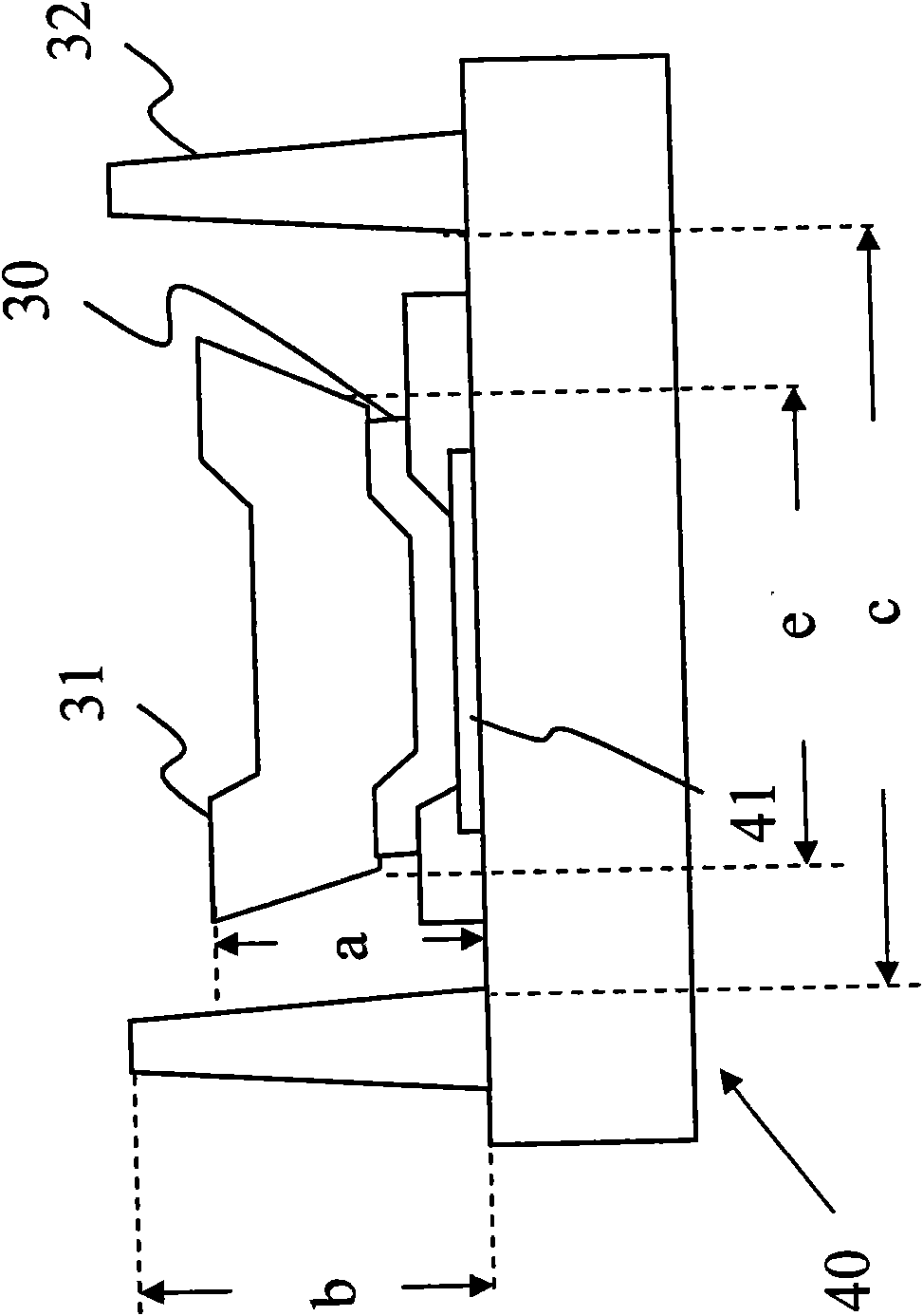 Metal bump structure and application thereof to packaging structure