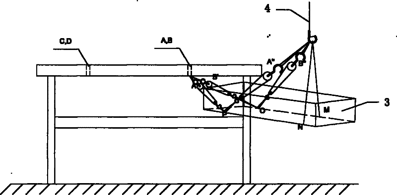 Hoisting method for equipment installation in in-between hollow space of multilayer concrete platforms