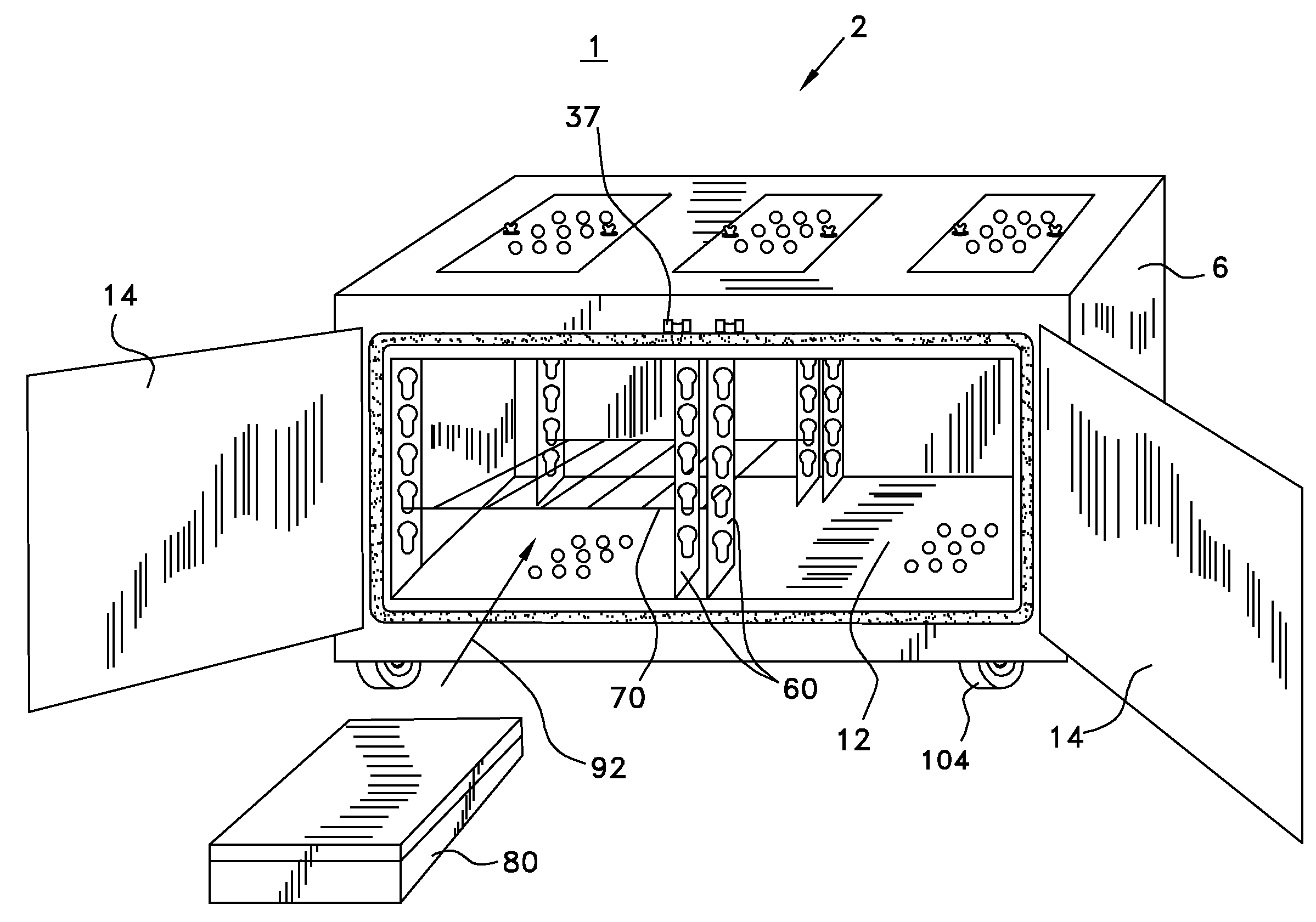 Mobile apparatus and method to sterilize surgical trays