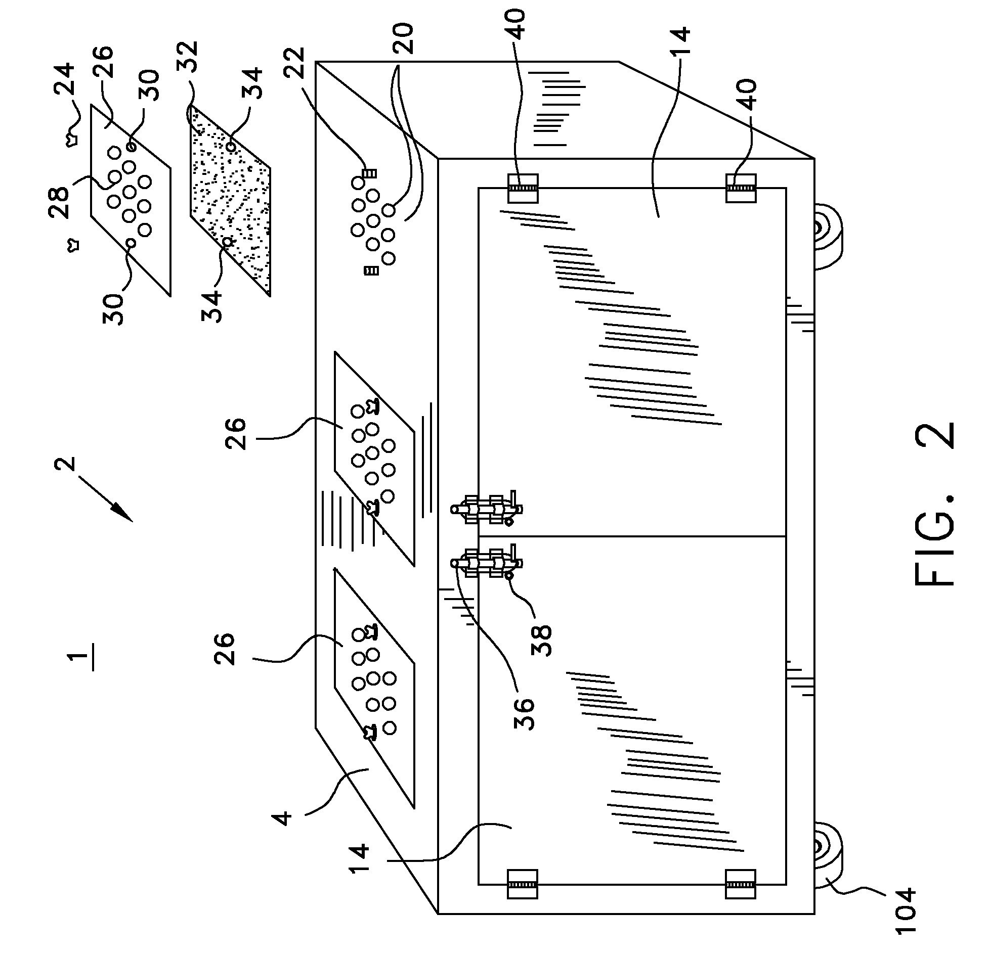 Mobile apparatus and method to sterilize surgical trays