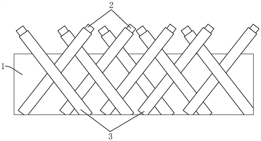 Hierarchical structure glass fiber and lithium metal compound and preparation method thereof