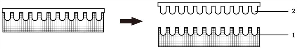 Preparation method for improving luminous efficiency of LED packaging device by using amorphous photonic structure