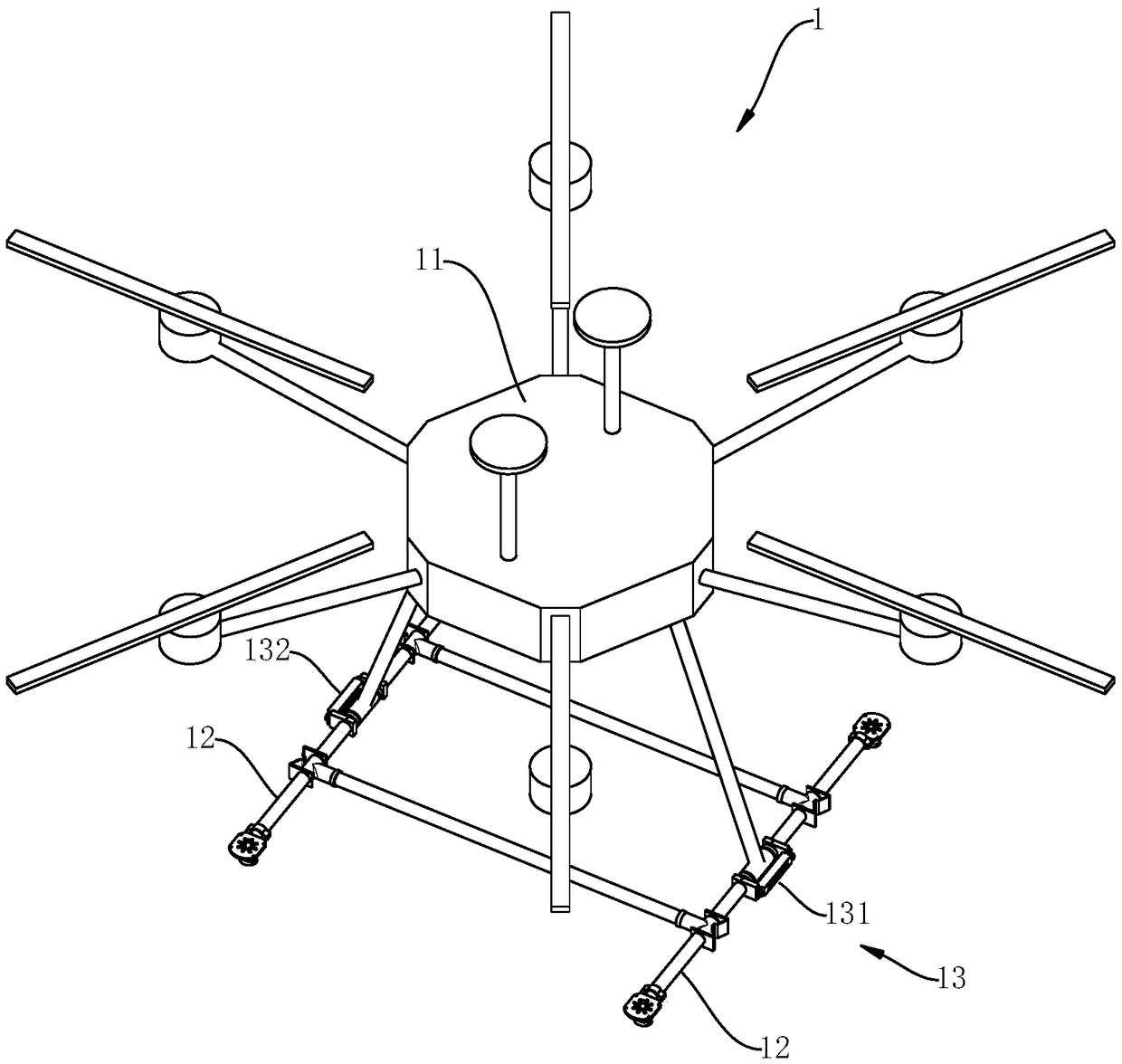 An unmanned aerial vehicle automatic charging platform and automatic charging method