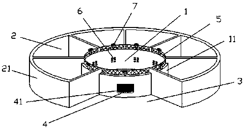 Mariculture high-level pond