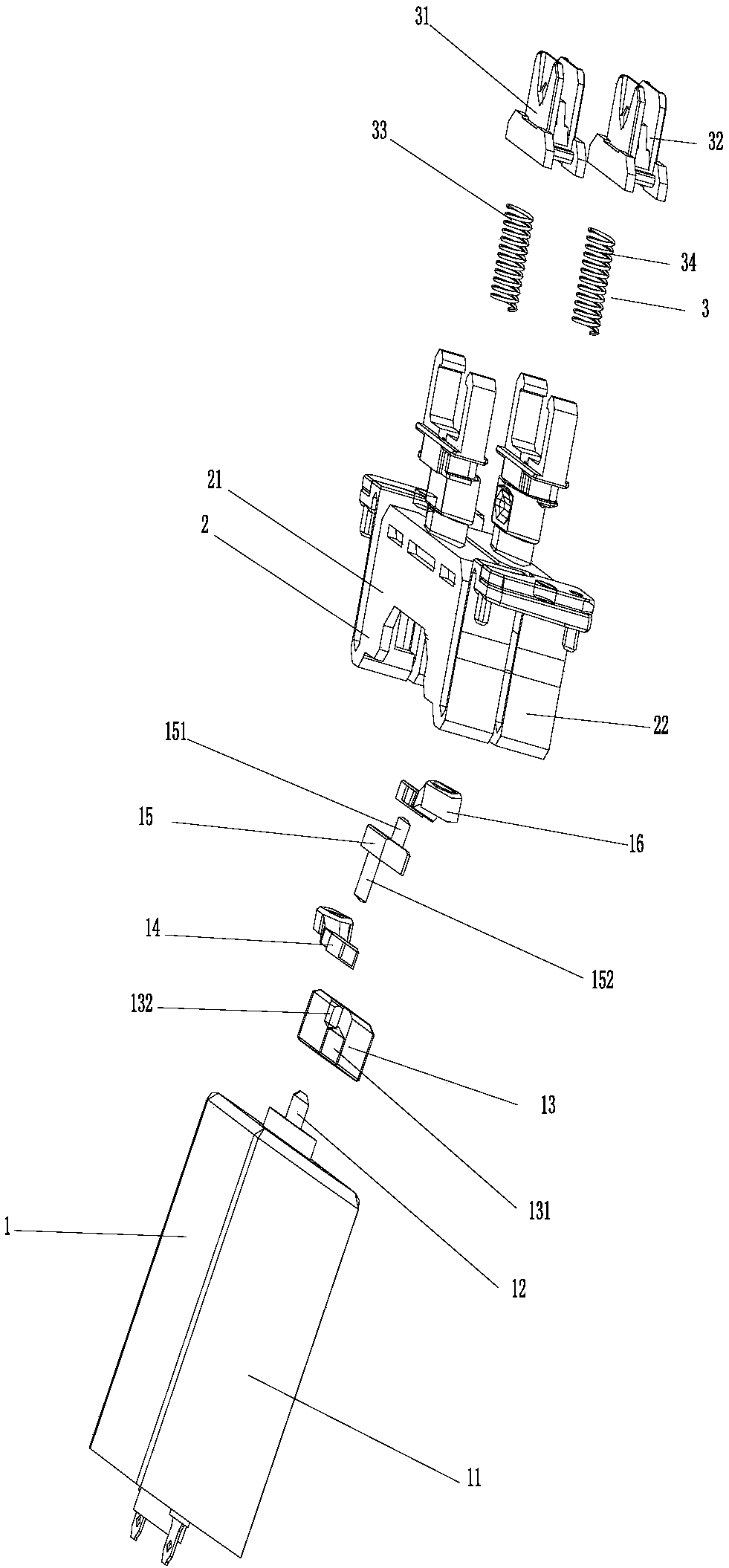 A reciprocating shaver with variable angle driving structure