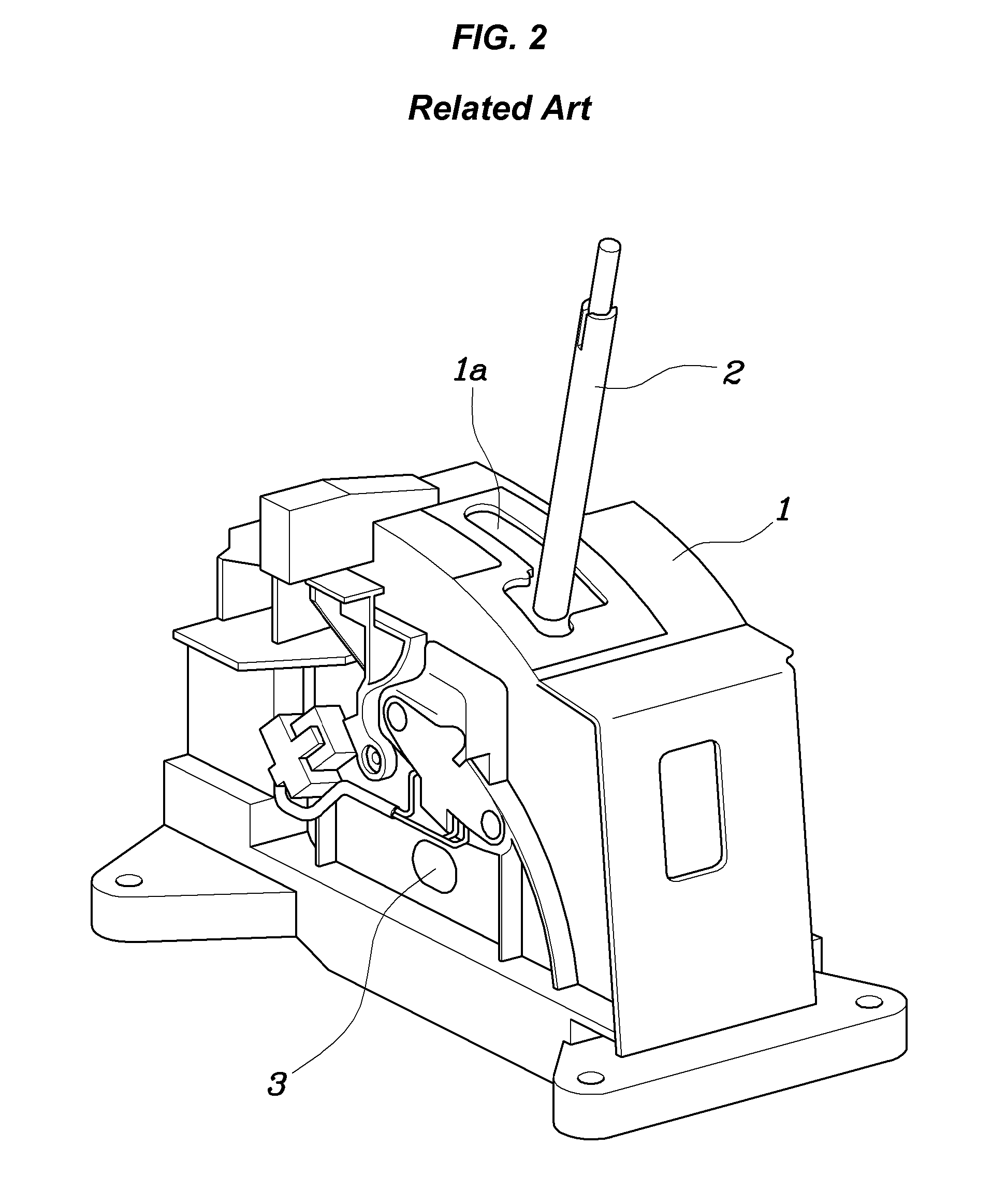 Shift lever assembly for automatic transmission vehicle and assembling method thereof