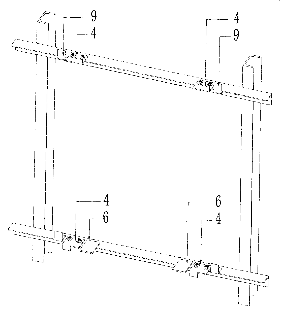 Method for removing clamp strip type stone plates