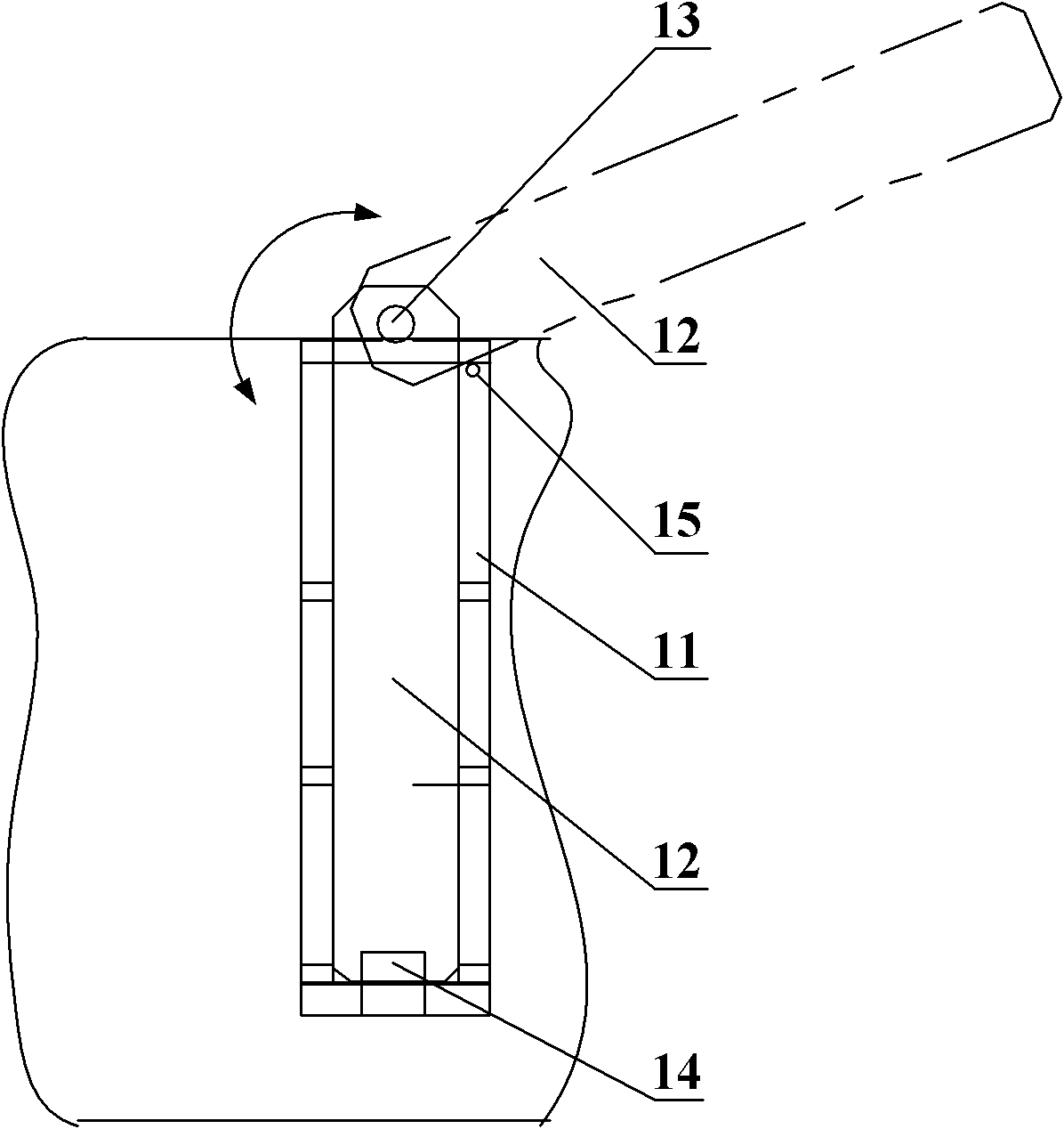 Anti-drop cable hook for transfer conveyor