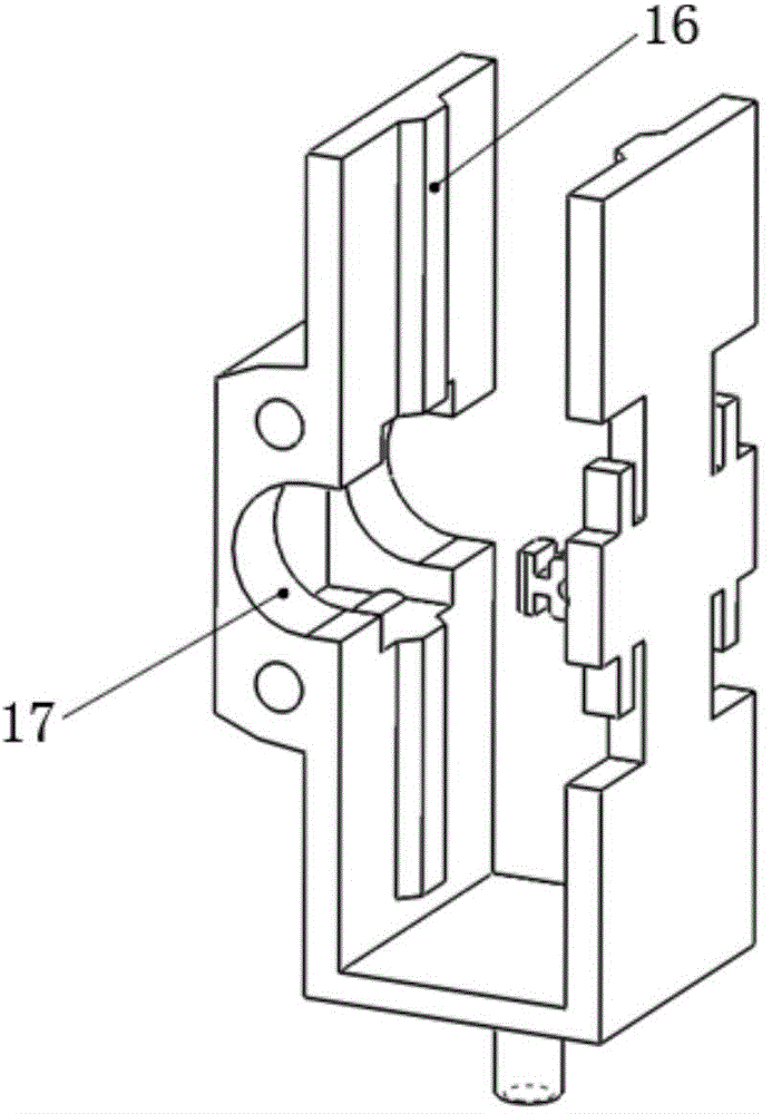 Miniature inclined surface vibration reducer