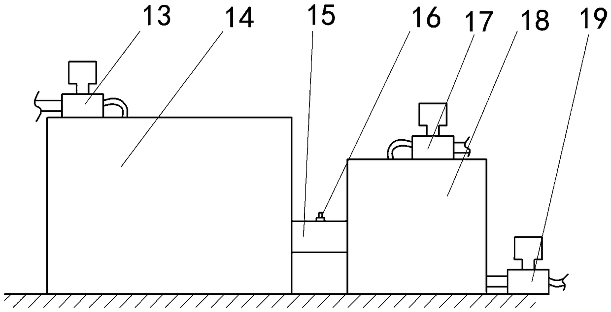 Heat treatment parts cooling device