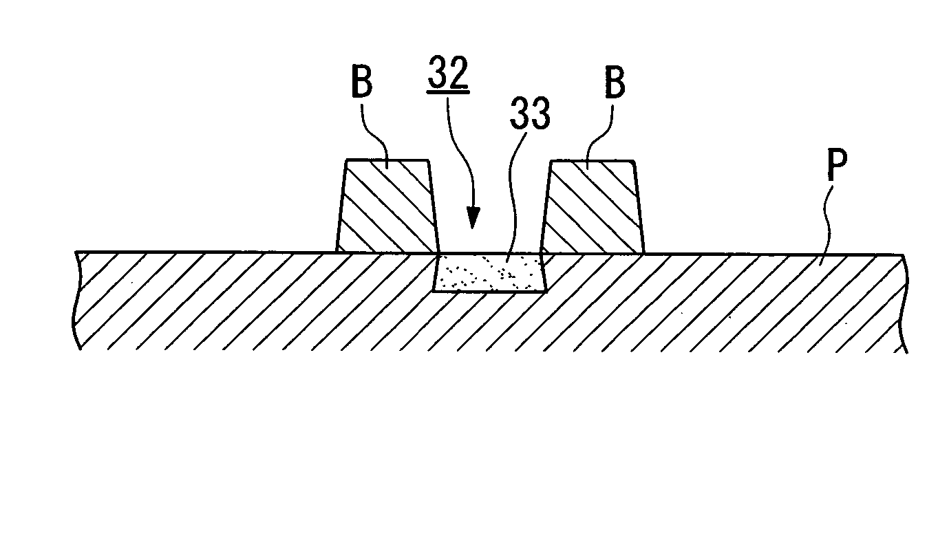 Method for fabricating thin film pattern, device and fabricating method therefor, method for fabricating liquid crystal display, liquid crystal display, method for fabricating active matrix substrate, electro-optical apparatus, and electrical apparatus