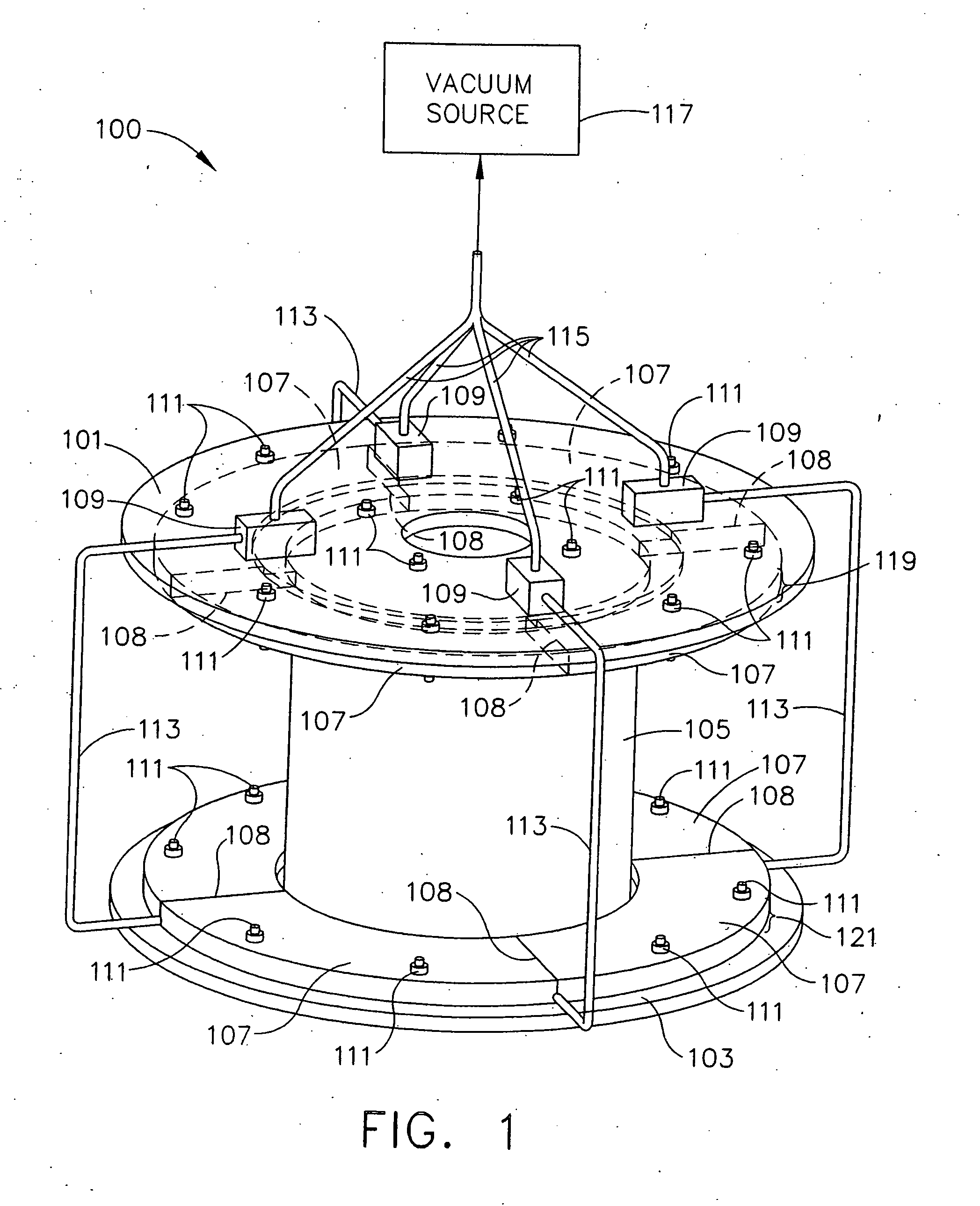 Apparatus for fabricating reinforced composite materials