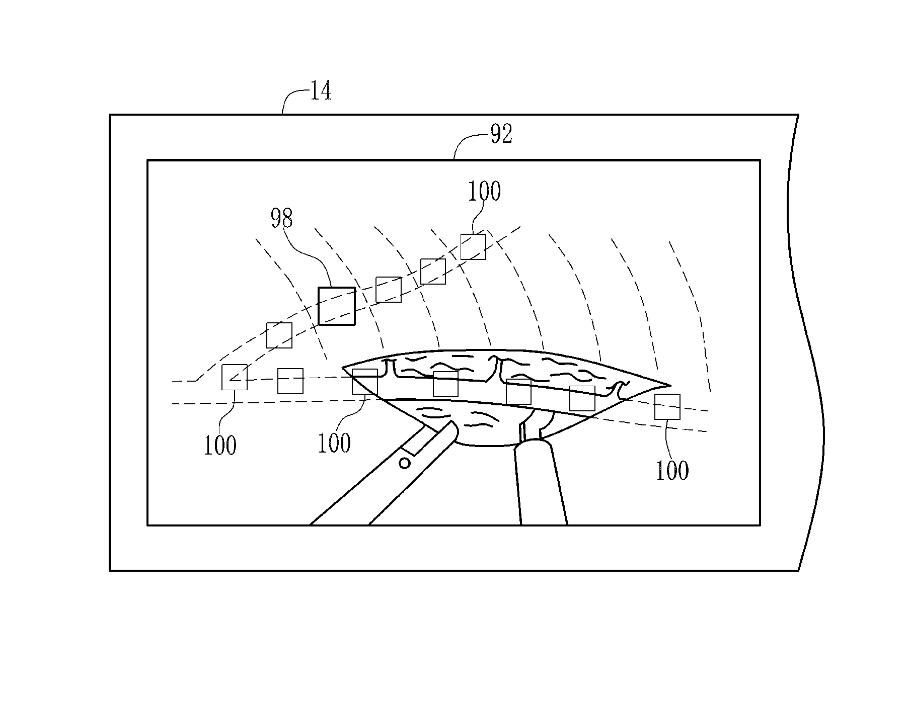 Tissue imaging system and in vivo monitoring method