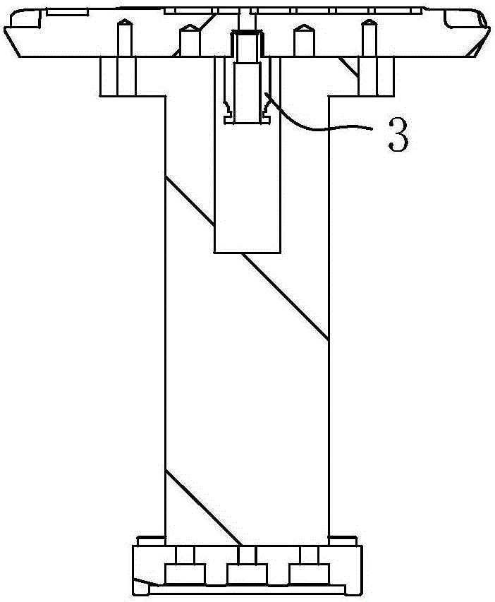 Falling and deformation preventing type negative-pressure profiling jig