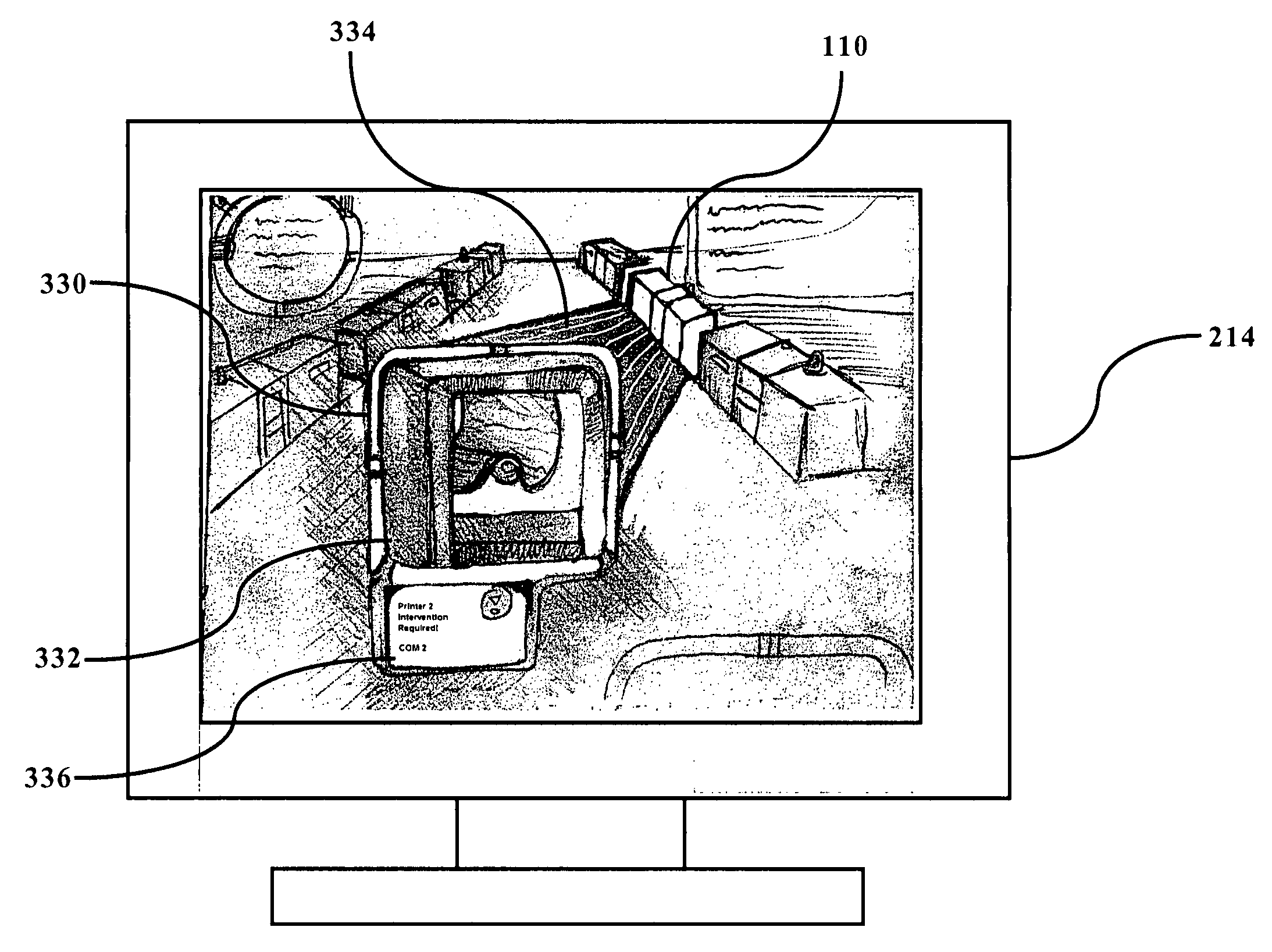 Image-based printer system monitoring