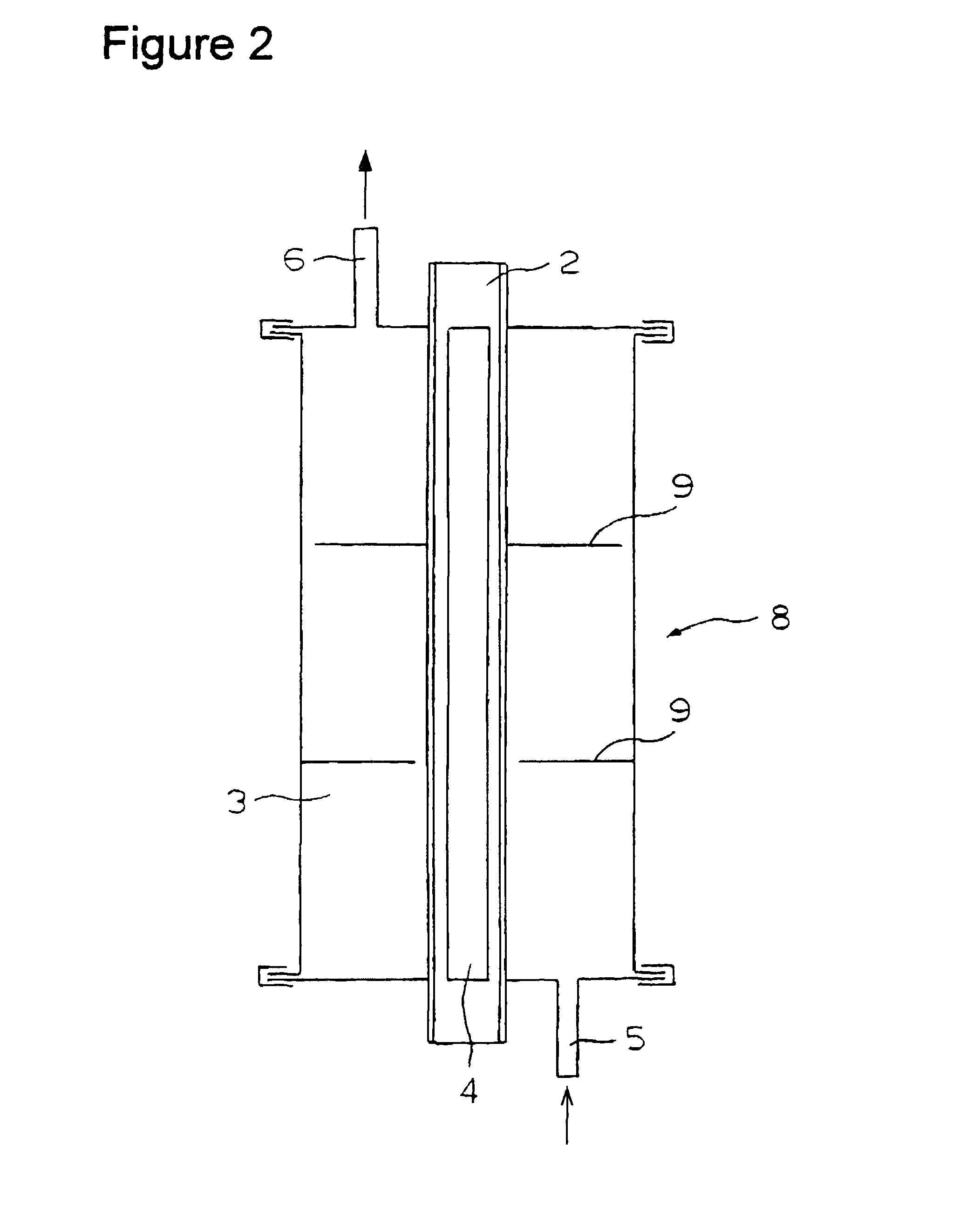 Photolytic device for breakdown of organic chlorine compounds