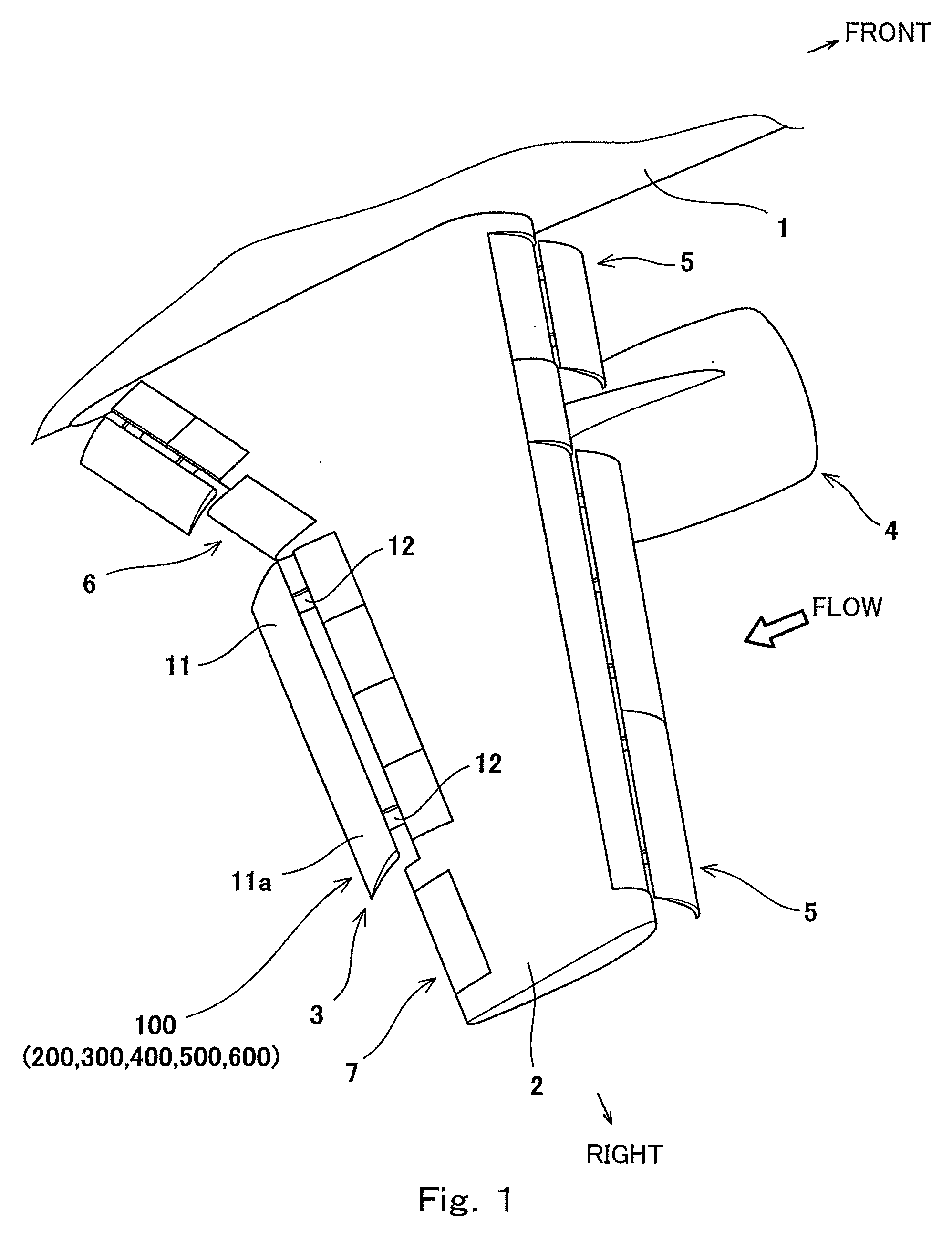 High-lift device of flight vehicle