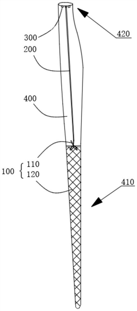 Vortex-induced vibration suppression device, blade assembly and wind turbine generator