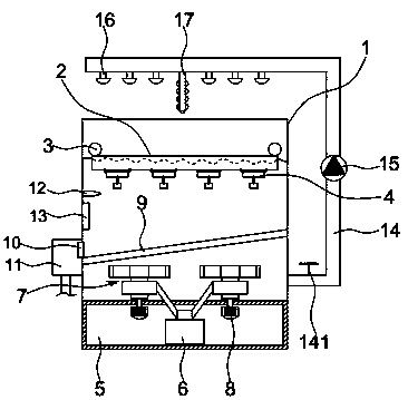Suspended bed device for indoor submerged plant planting