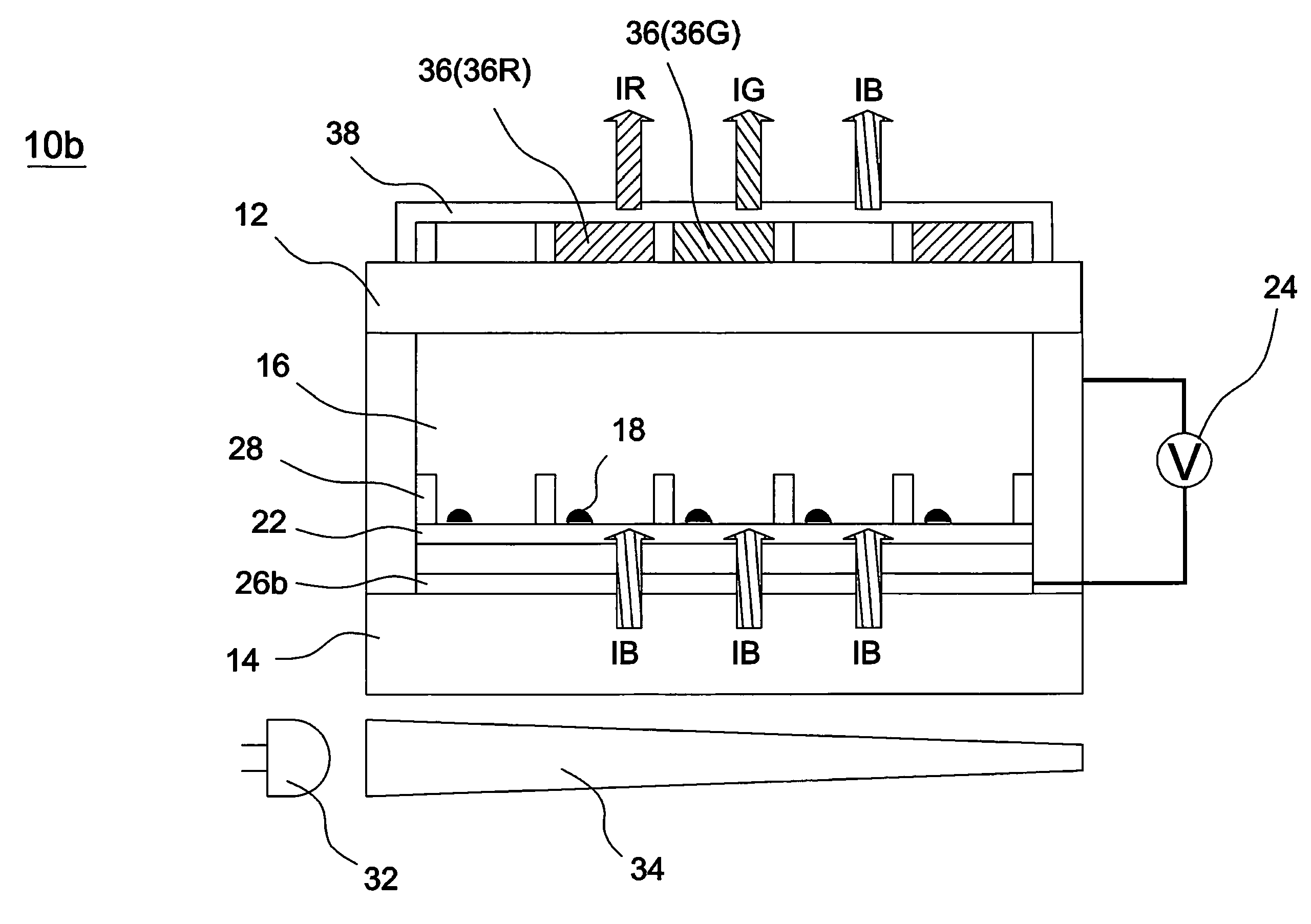 Electrowetting display device