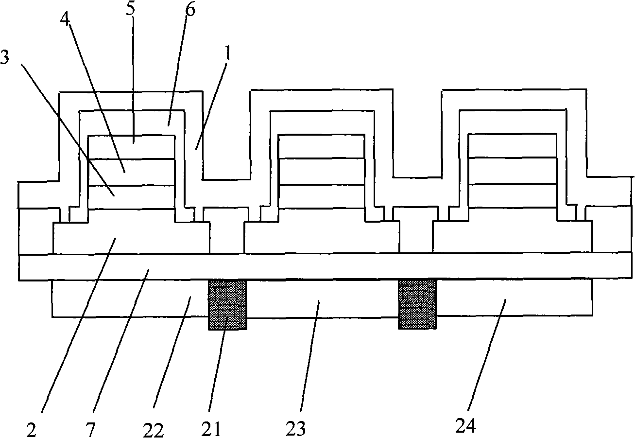 Inorganic light-emitting diode display device