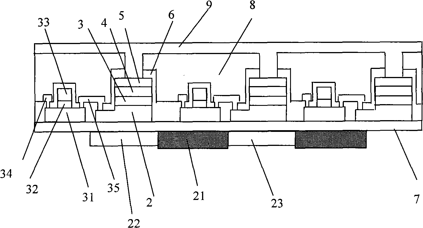 Inorganic light-emitting diode display device