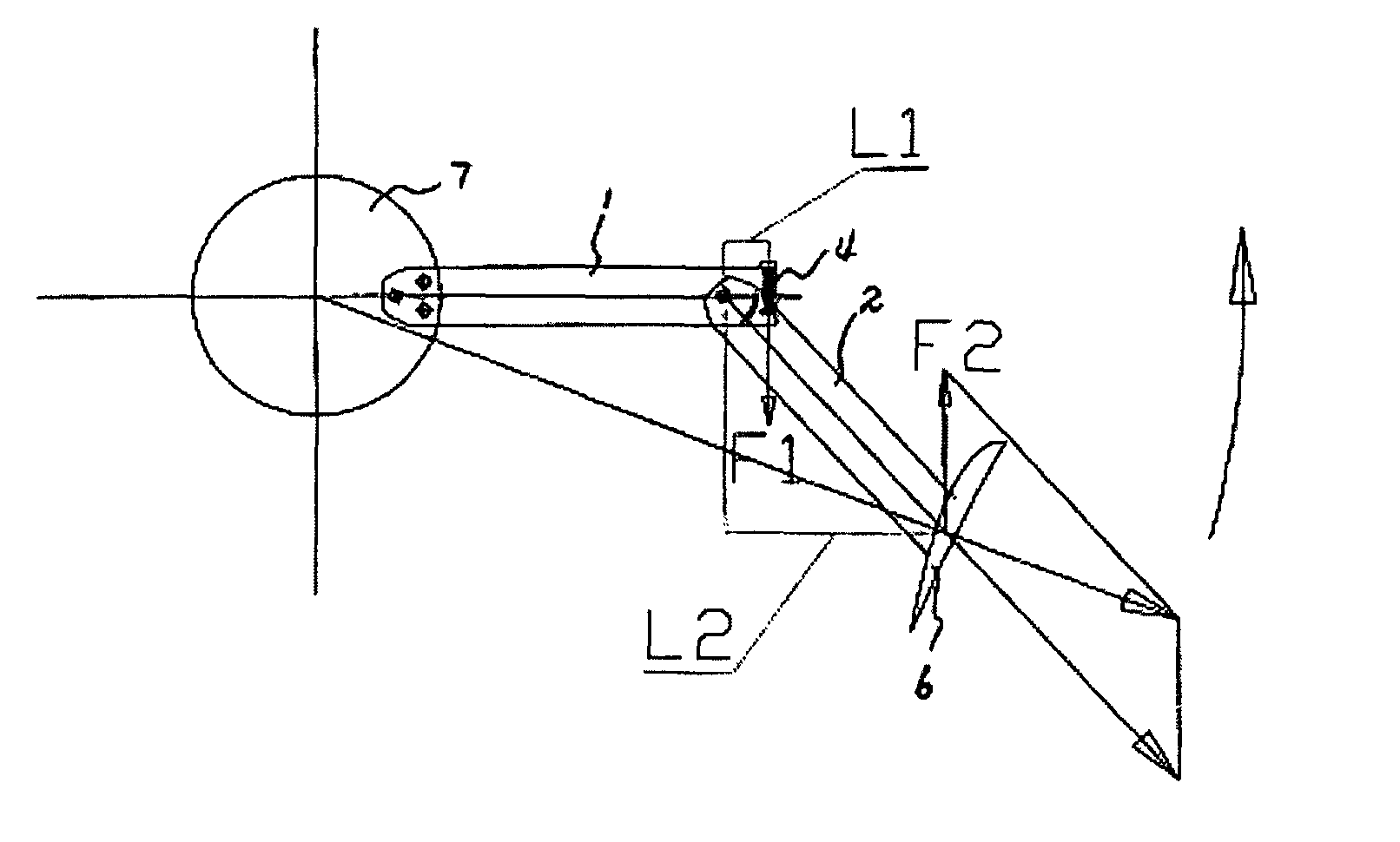 Blade support limb for vertical axis wind turbine