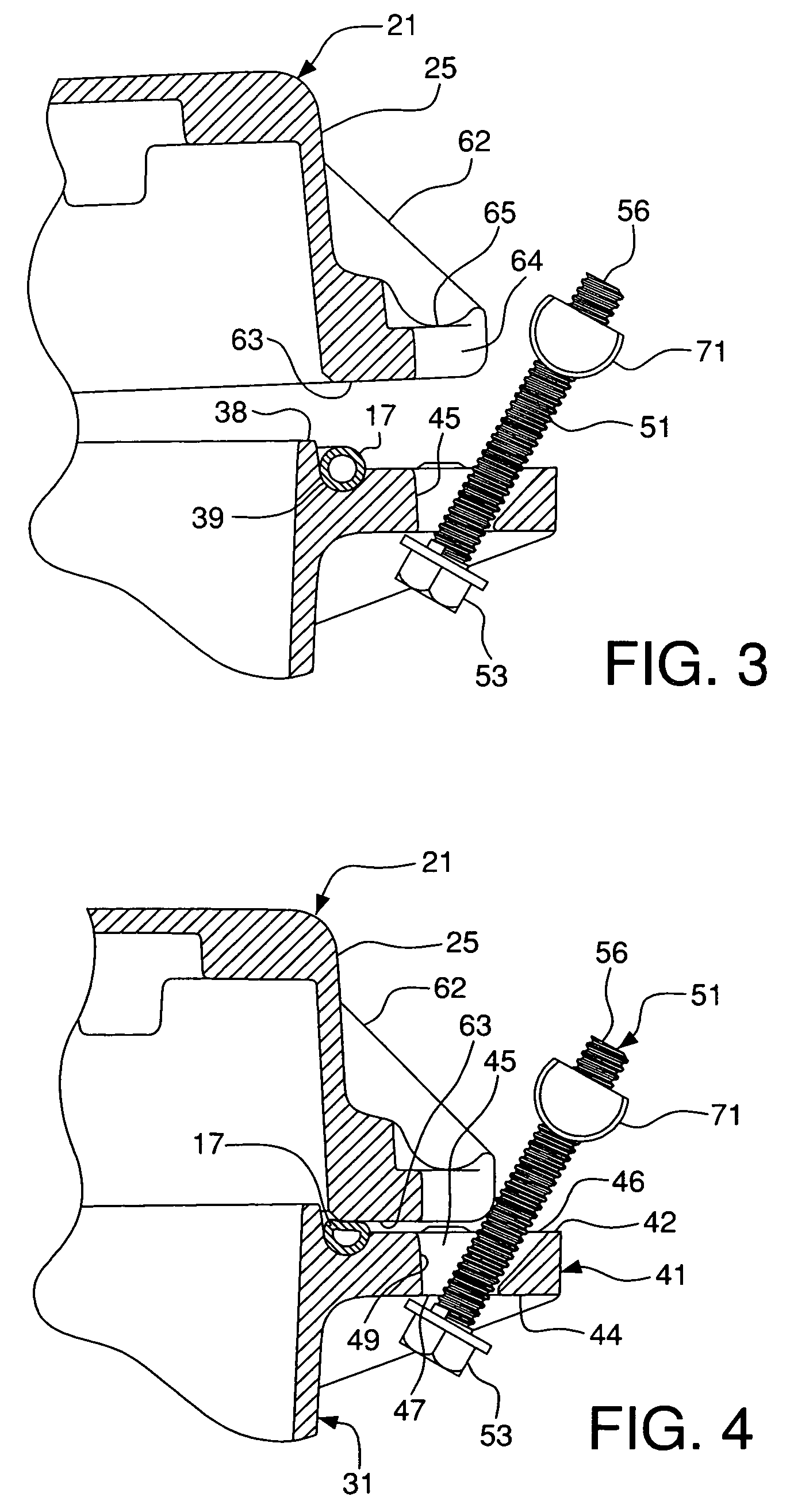 Locking assembly for ballast housing