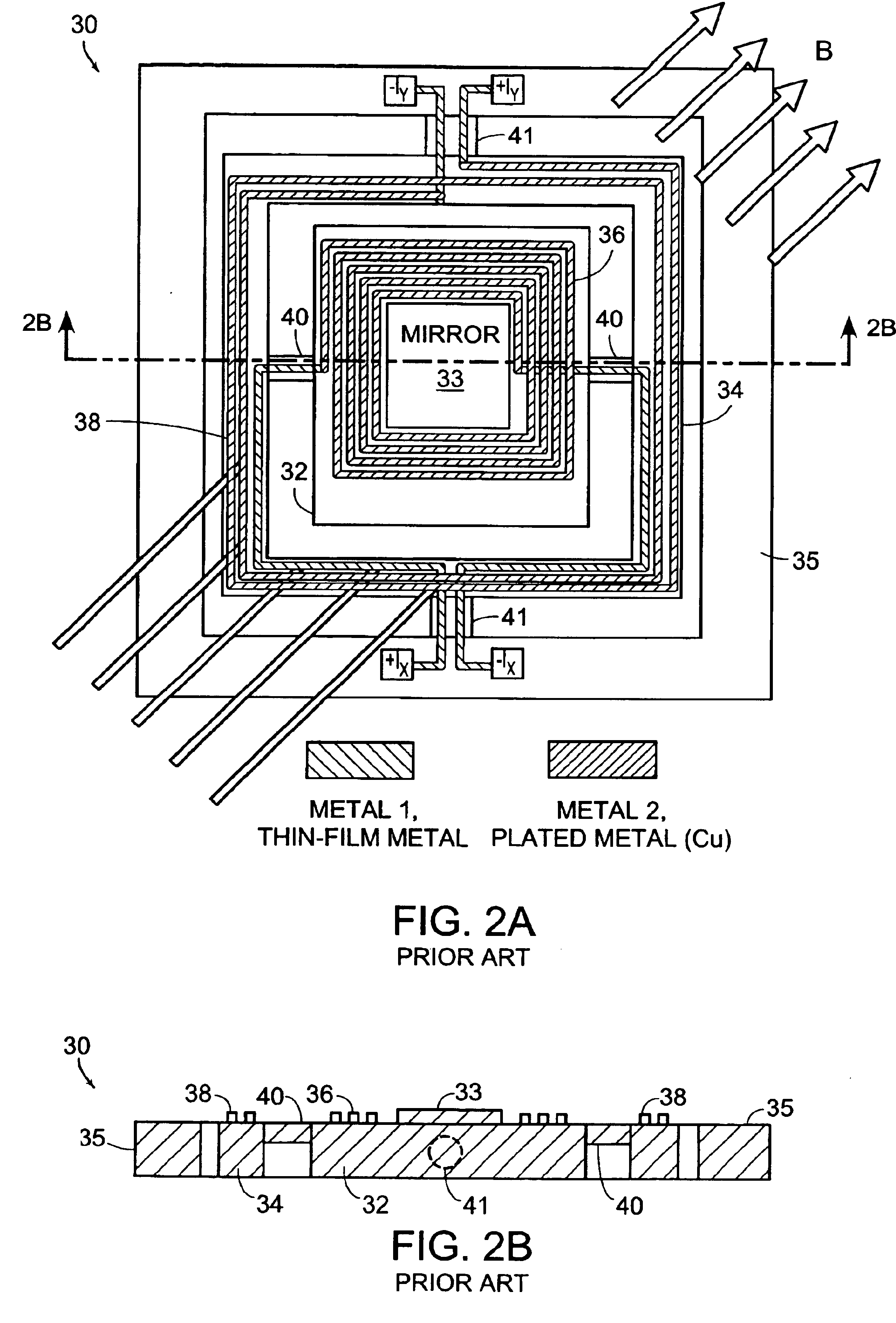 Magnetically actuated microelectromechanical devices and method of manufacture