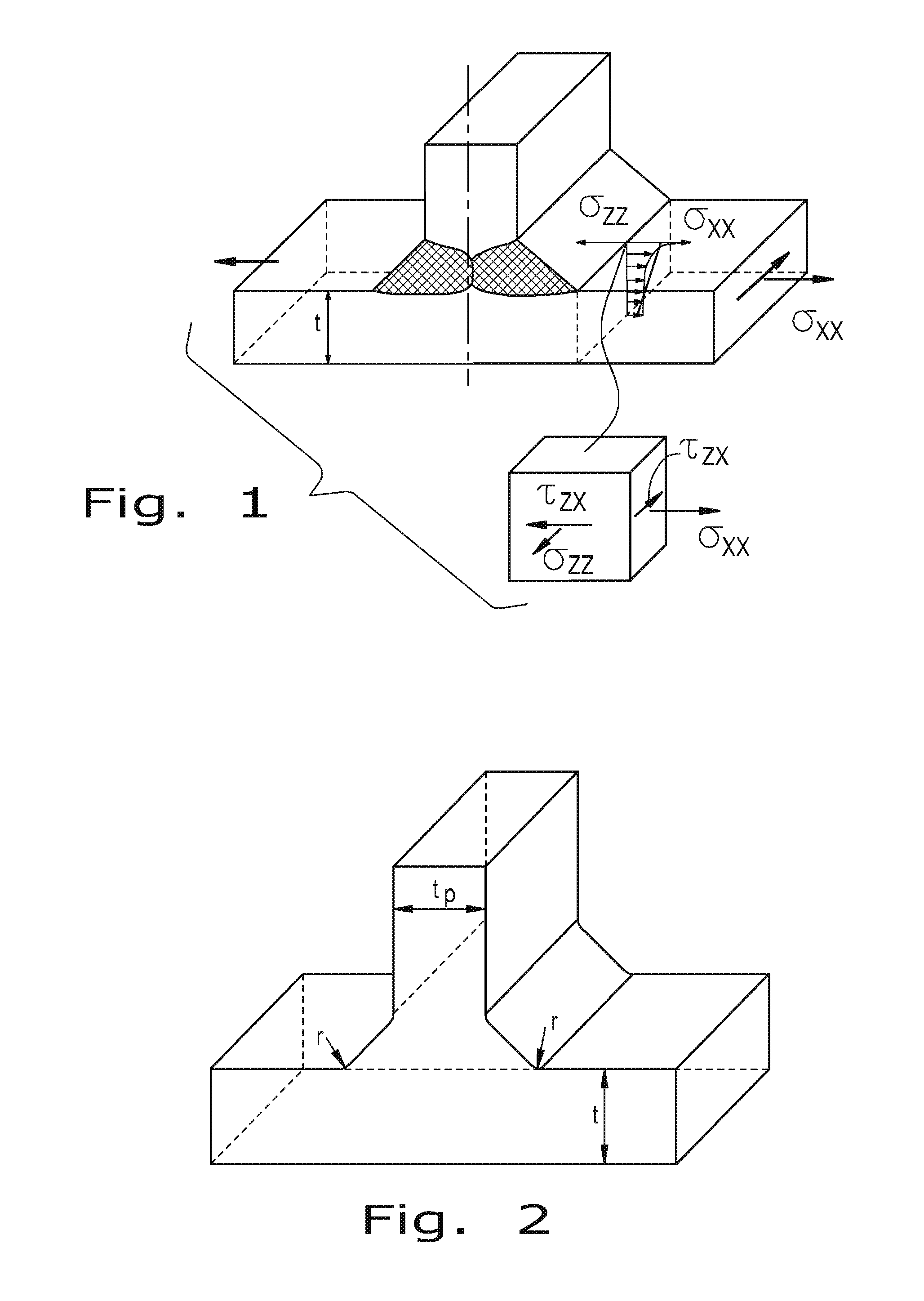 Method for the prediction of fatigue life for welded structures