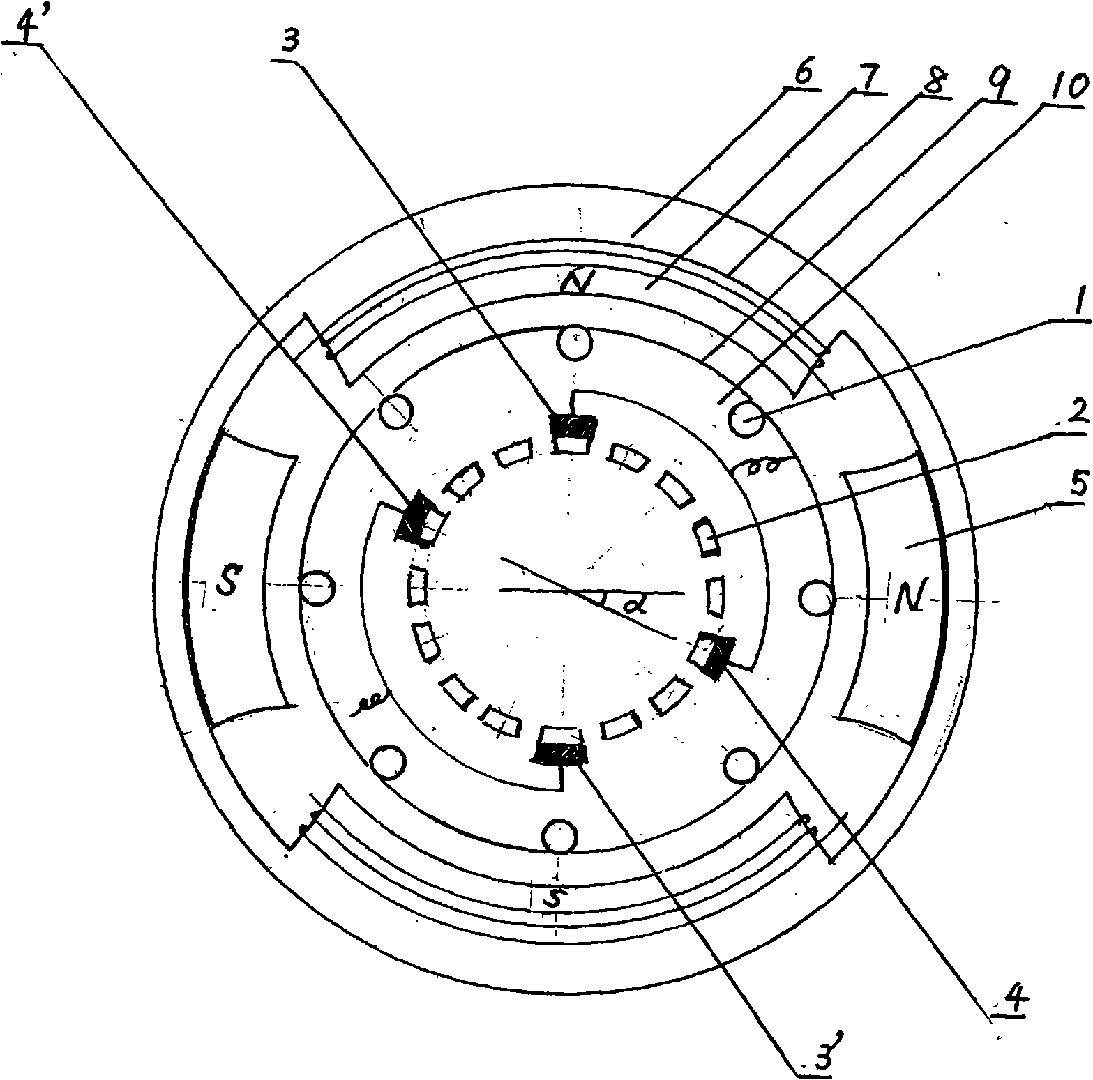 A rotor for DC electromotor