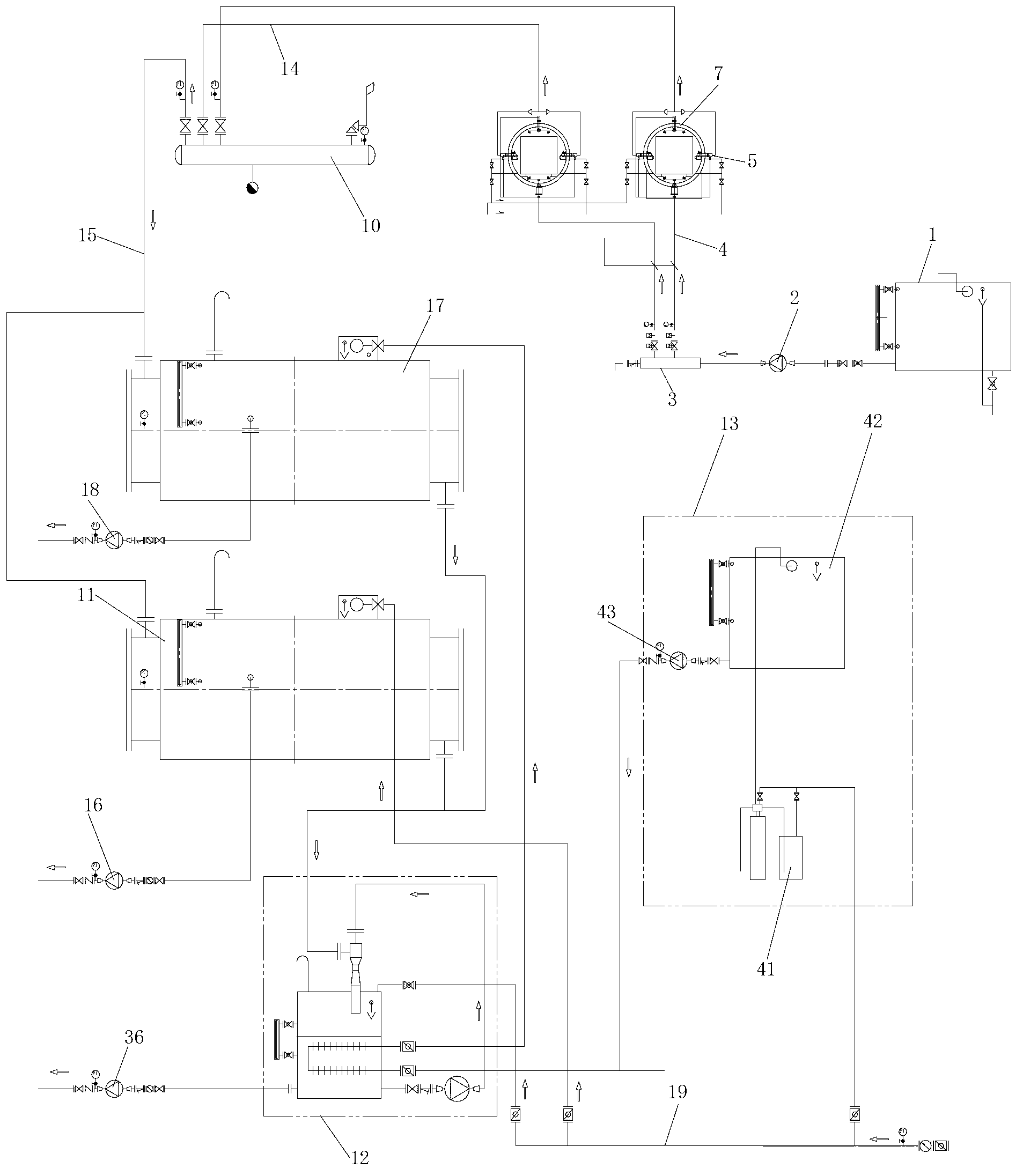 Internal-kettle cooling and steam pumping system of still kettle ...