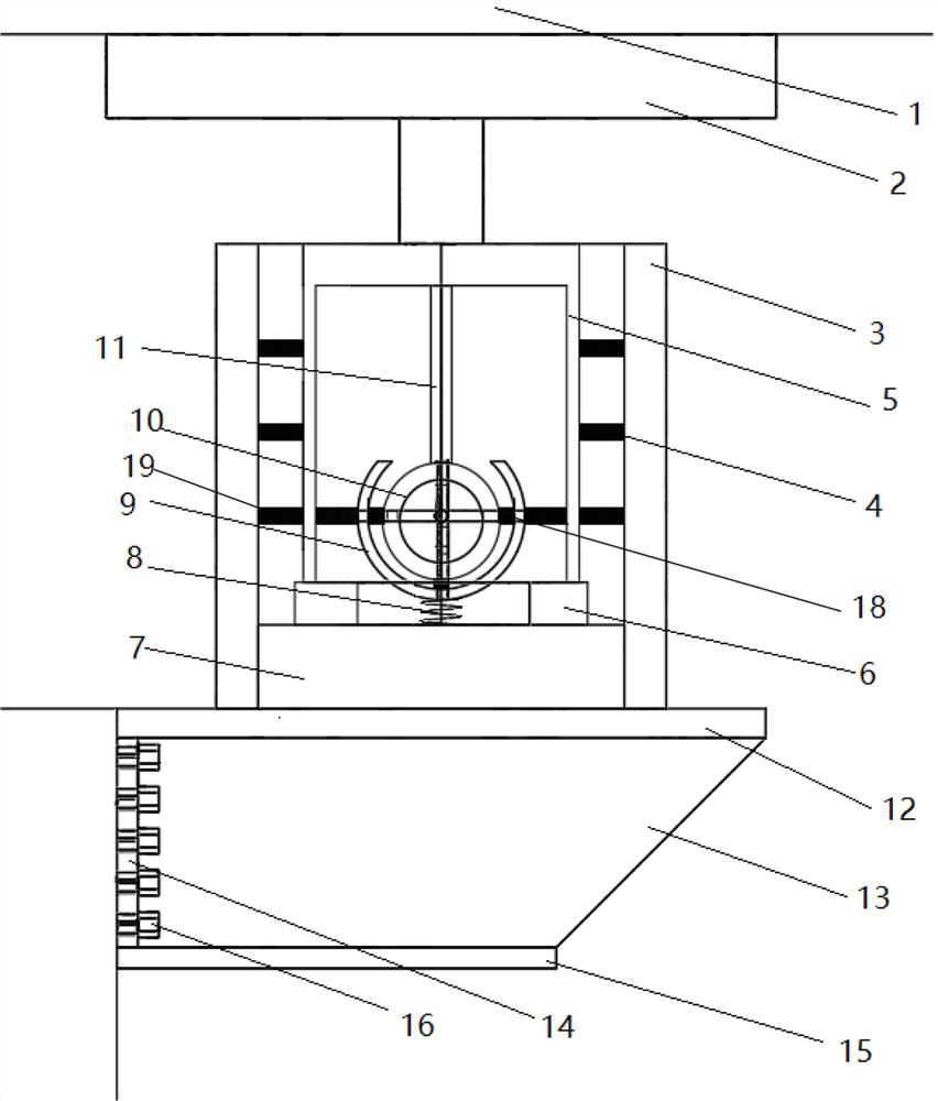 Multi-buffering reset bridge anti-seismic device