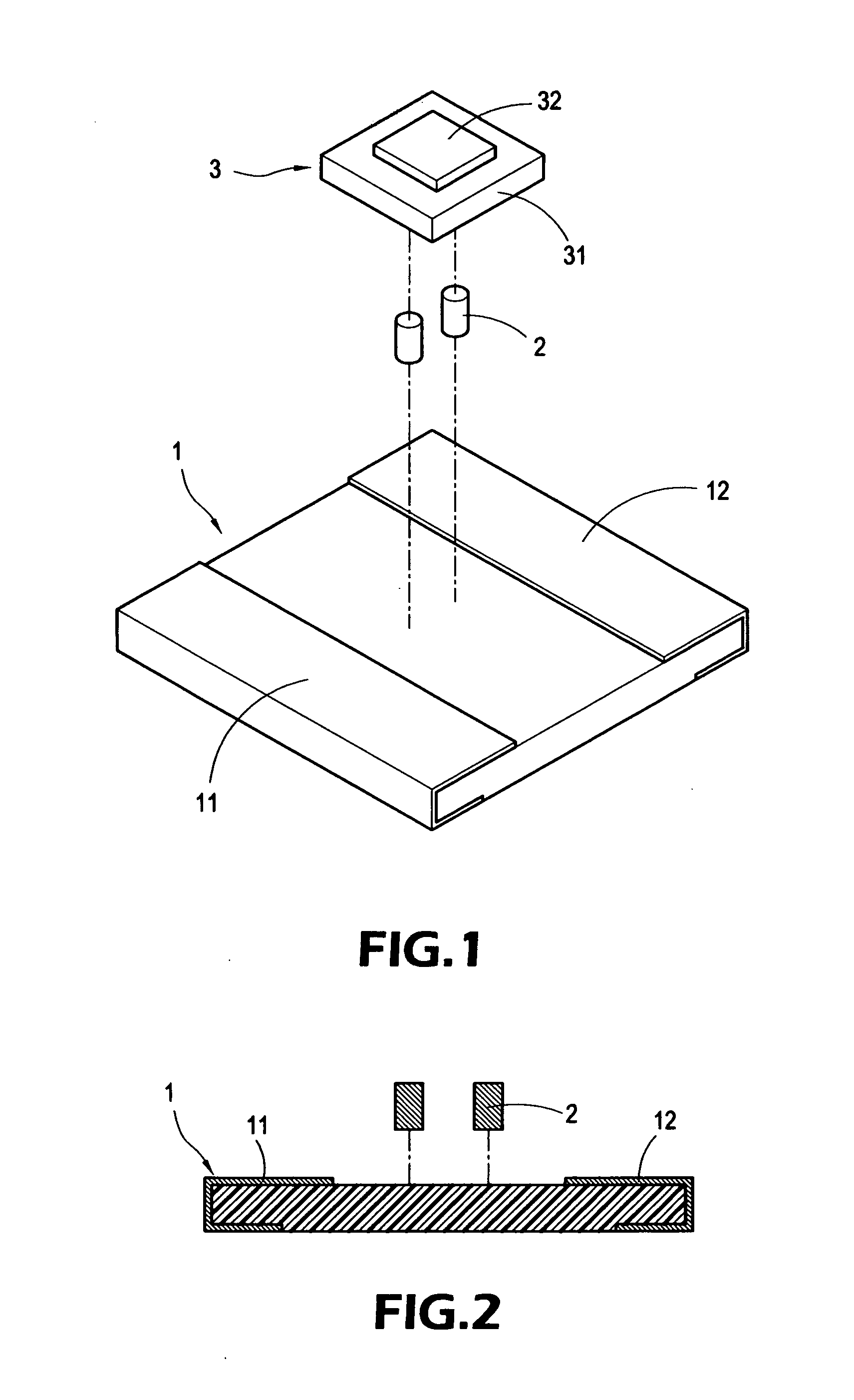 Structure of heat dissipation of implant type light emitting diode package and method for manufacturing the same