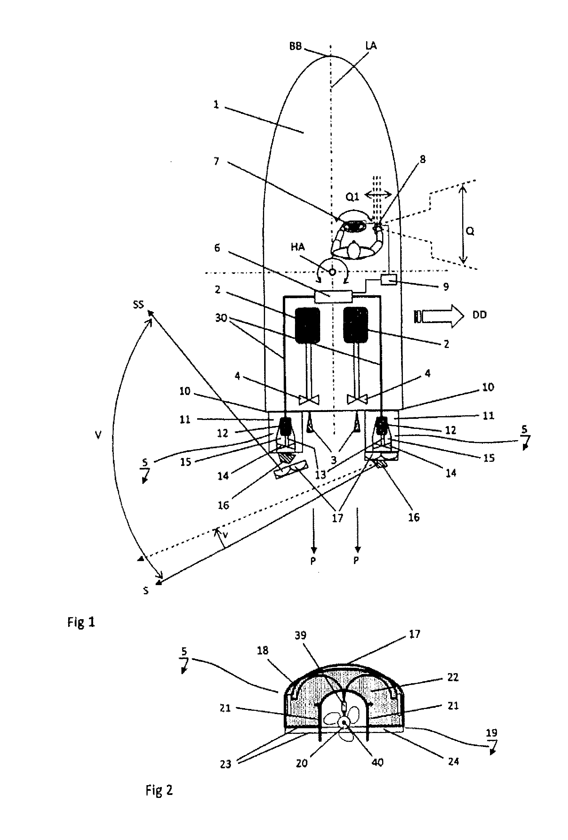 Maneuvering system for watercraft