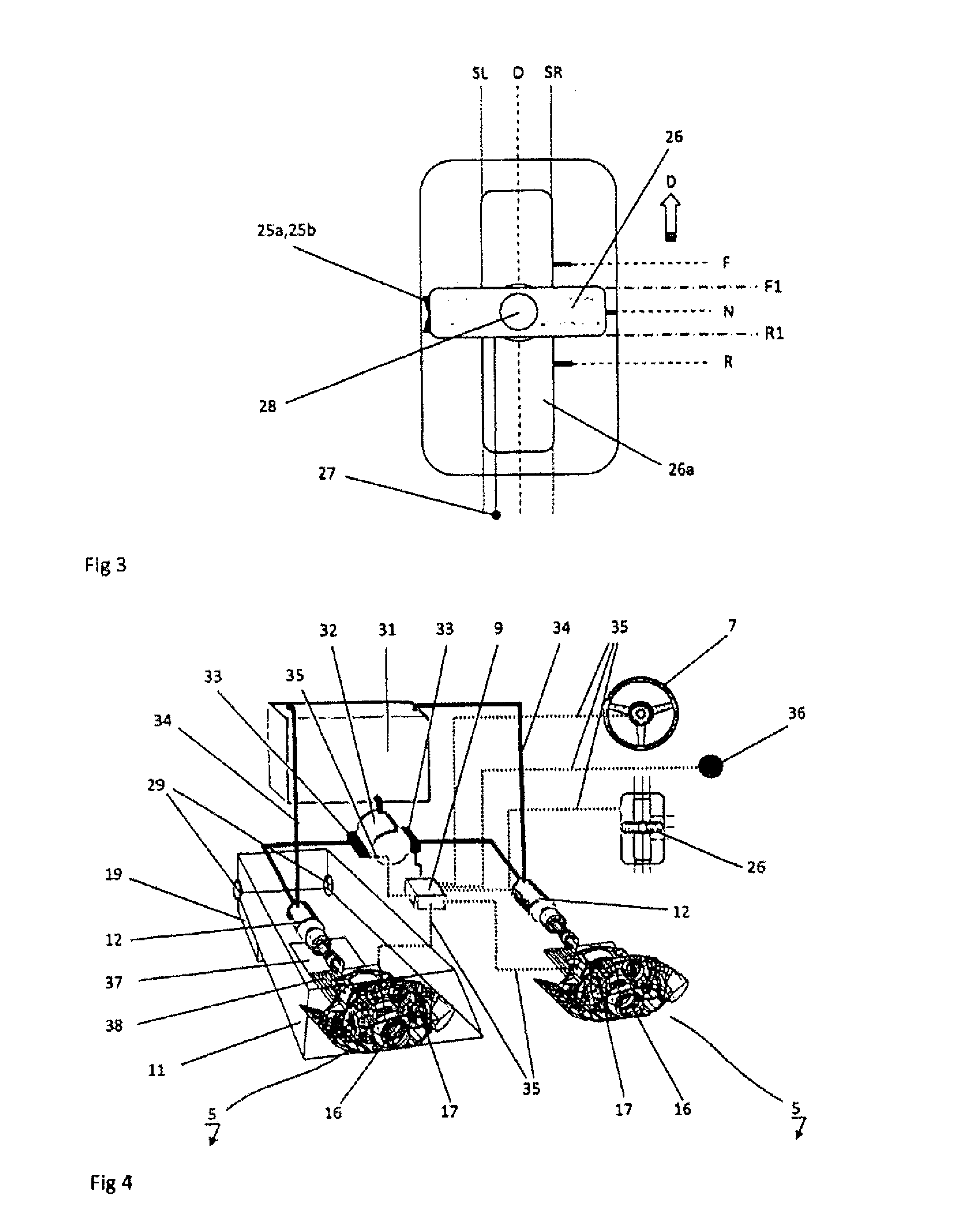 Maneuvering system for watercraft