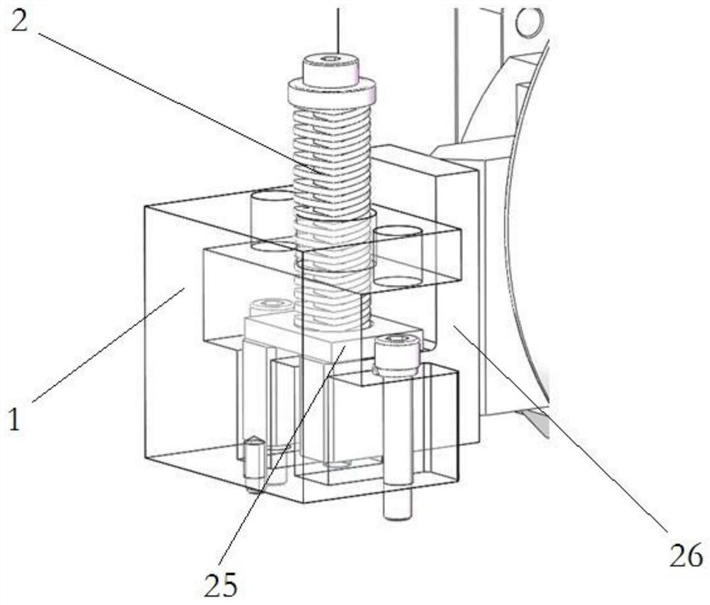 Light-load AGV suspension adjusting device and working method