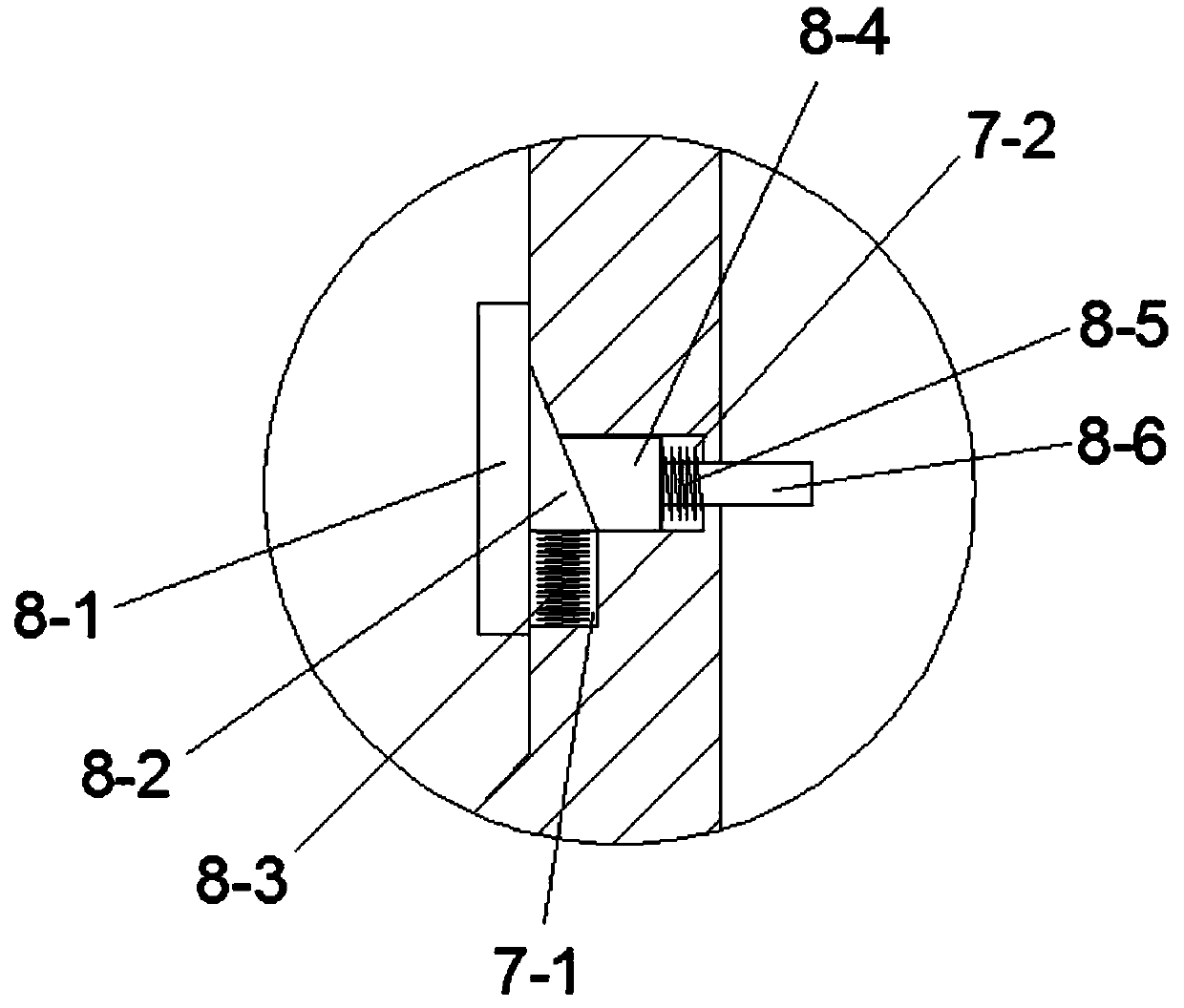 Assembly type nanofiber collecting structure