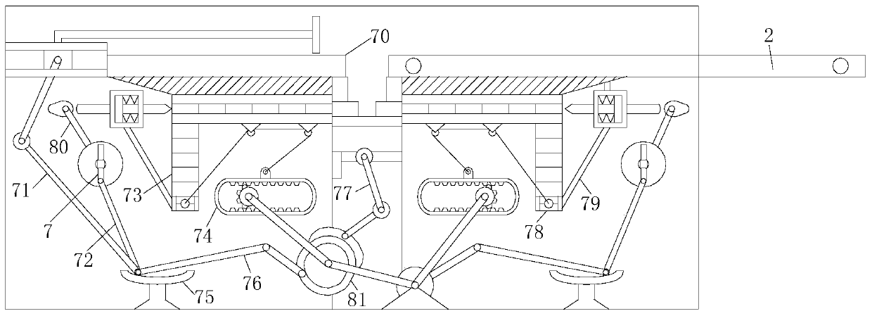 A packing device for battery packing line