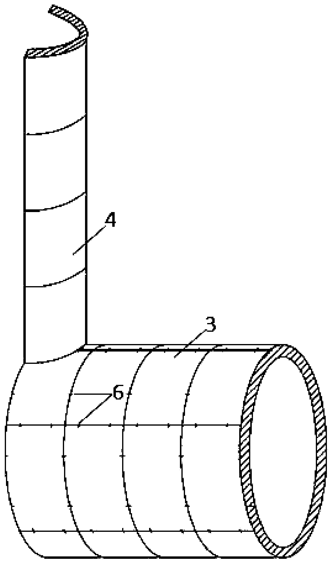 Shielding shaft vertical jacking mold testing device and method