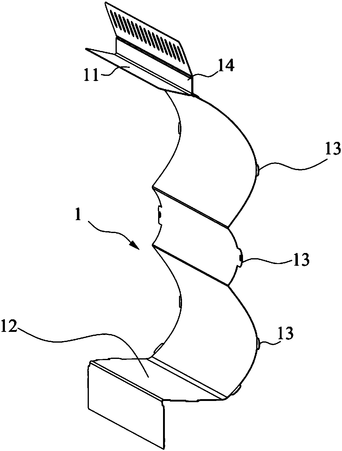 Far infrared electric heater reflecting plate structure and far infrared electric heater